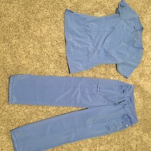 Cherokee baby blue/ ceil blue scrubs